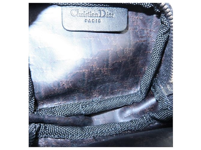 Christian Dior Trotter Oblique Jacquard Leather Tiny Pouch Black - vista 18