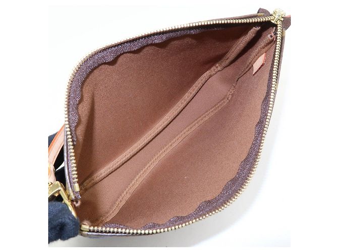 Louis Vuitton Monogram Pochette Accessoires Pouch Hand Bag Brown M51980 - vista 21