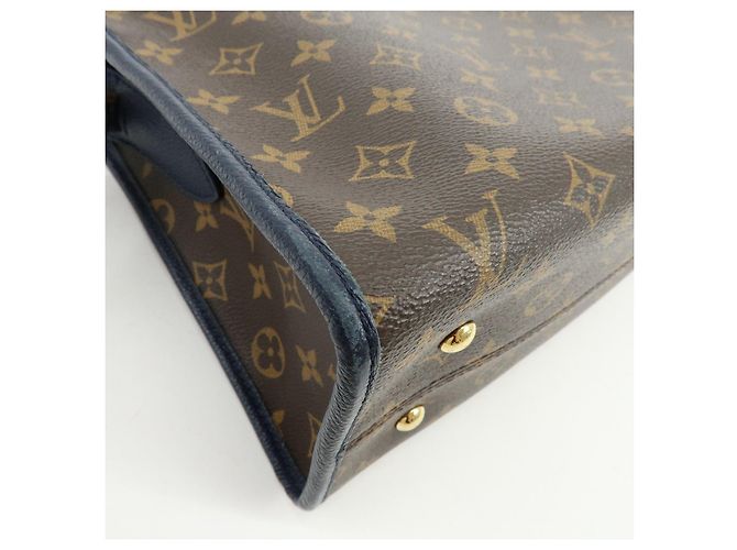 Louis Vuitton Monogram Popincourt PM 2Way Hand Bag Brown Marine M43434 - vista 13