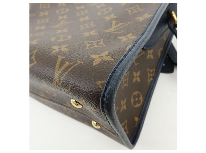 Louis Vuitton Monogram Popincourt PM 2Way Hand Bag Brown Marine M43434 - vista 14