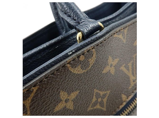 Louis Vuitton Monogram Popincourt PM 2Way Hand Bag Brown Marine M43434 - vista 18