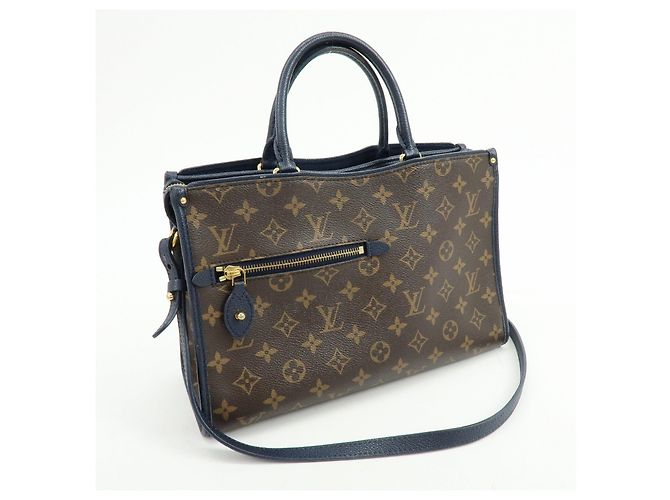 Louis Vuitton Monogram Popincourt PM 2Way Hand Bag Brown Marine M43434 - vista 4