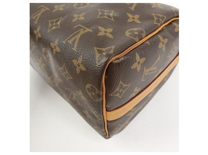 Louis Vuitton Monogram Speedy Bandouliere 25 2Way Bag Brown M46977 - vista 13