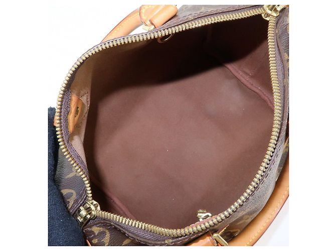 Louis Vuitton Monogram Speedy Bandouliere 25 2Way Bag Brown M46977 - vista 20