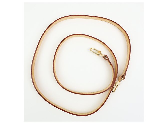 Louis Vuitton Nume Leather Shoulder Strap 120cm Natural J00145 - vista 2