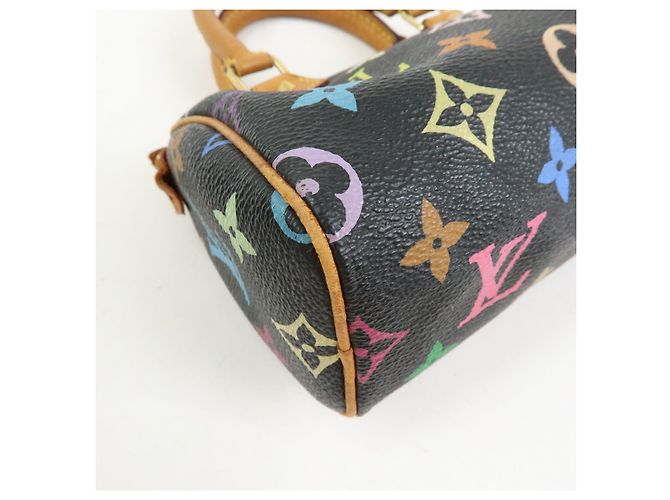 Louis Vuitton Monogram Multicolor Mini Speedy Mini Bag Noir M92644 - vista 13