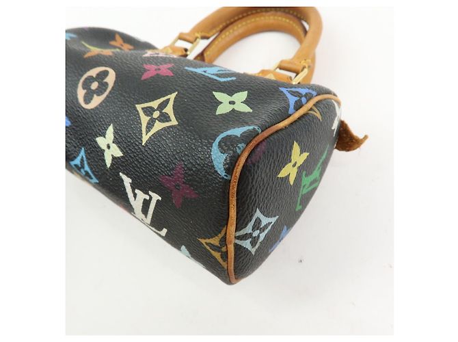 Louis Vuitton Monogram Multicolor Mini Speedy Mini Bag Noir M92644 - vista 14