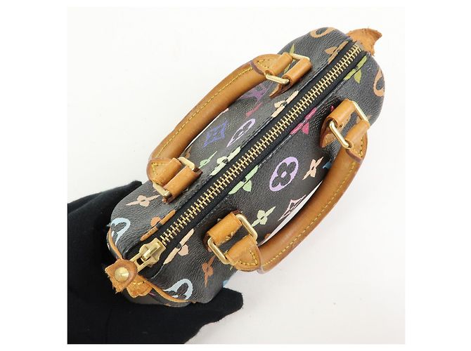 Louis Vuitton Monogram Multicolor Mini Speedy Mini Bag Noir M92644 - vista 19