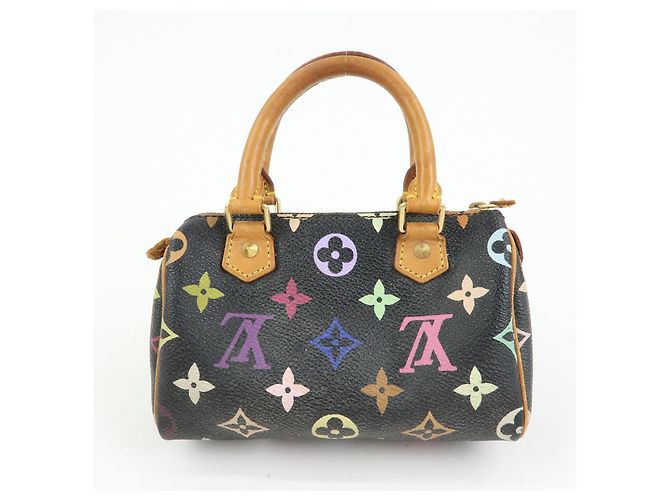Louis Vuitton Monogram Multicolor Mini Speedy Mini Bag Noir M92644 - vista 2