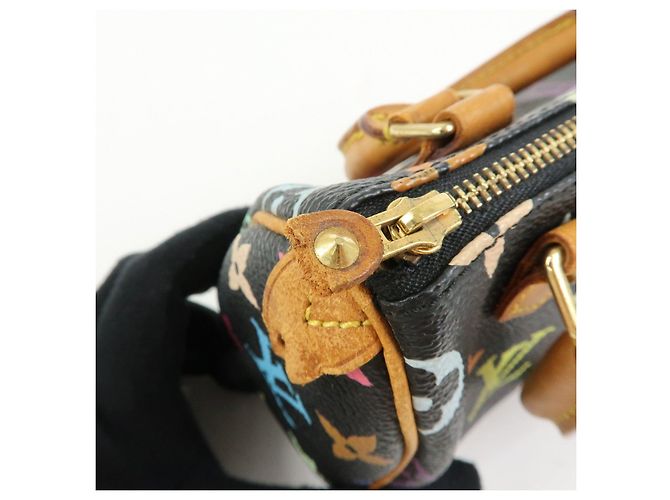 Louis Vuitton Monogram Multicolor Mini Speedy Mini Bag Noir M92644 - vista 20