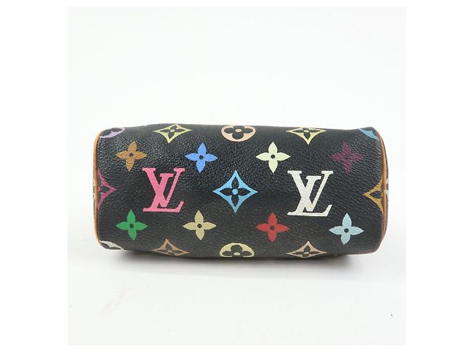 Louis Vuitton Monogram Multicolor Mini Speedy Mini Bag Noir M92644 - vista 5