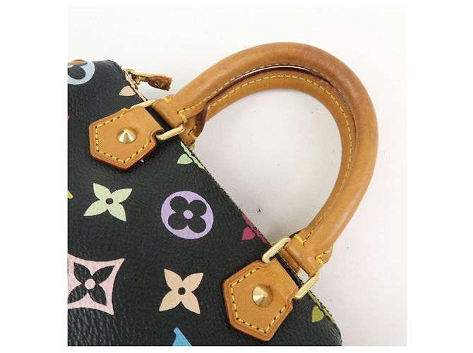 Louis Vuitton Monogram Multicolor Mini Speedy Mini Bag Noir M92644 - vista 6