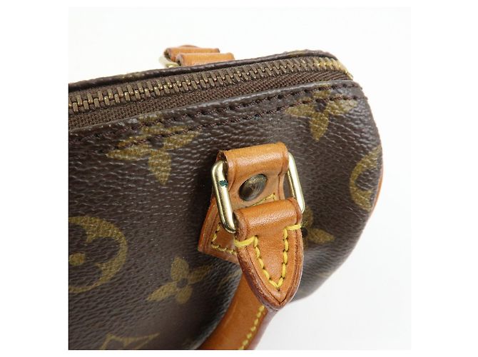 Lotto Borsa a mano e tracolla Louis Vuitton Monogram Mini Speedy M41534 J00142 - vista 14