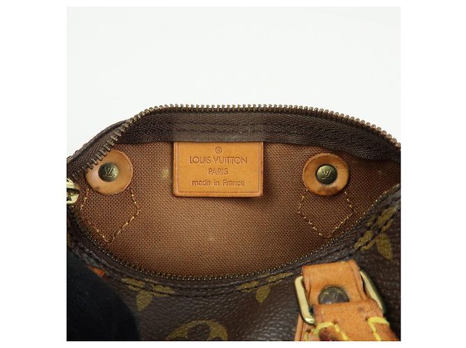 Lotto Borsa a mano e tracolla Louis Vuitton Monogram Mini Speedy M41534 J00142 - vista 23