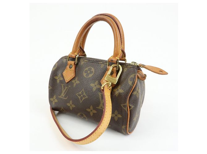 Lotto Borsa a mano e tracolla Louis Vuitton Monogram Mini Speedy M41534 J00142 - vista 3