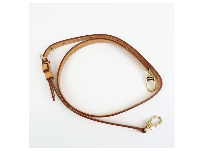 Louis Vuitton Adjustable Leather Shoulder Strap 120cm 1.6cm J52312 - view 2