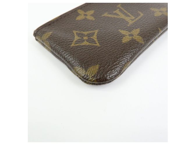 Louis Vuitton Monogram Pochette Cles Coin Case Key Case Brown M62650 - vista 10