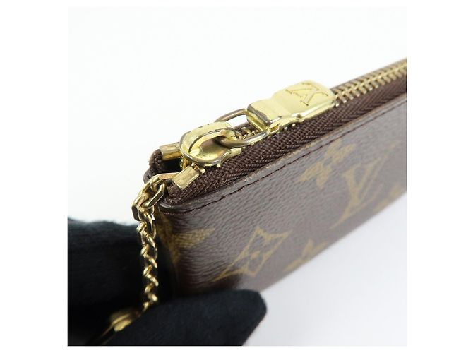 Louis Vuitton Monogram Pochette Cles Coin Case Key Case Brown M62650 - vista 12