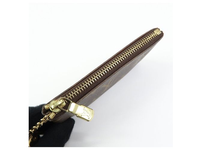 Louis Vuitton Monogram Pochette Cles Coin Case Key Case Brown M62650 - vista 18