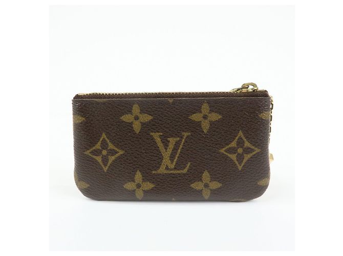 Louis Vuitton Monogram Pochette Cles Coin Case Key Case Brown M62650 - vista 2