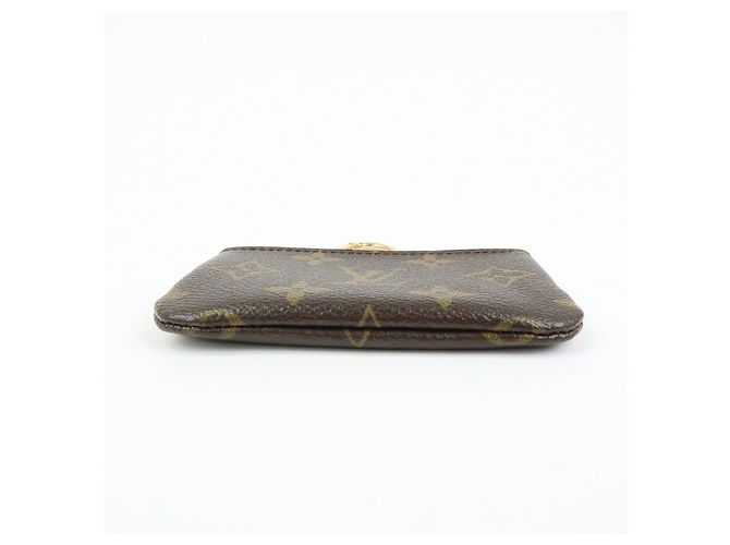 Louis Vuitton Monogram Pochette Cles Coin Case Key Case Brown M62650 - vista 5