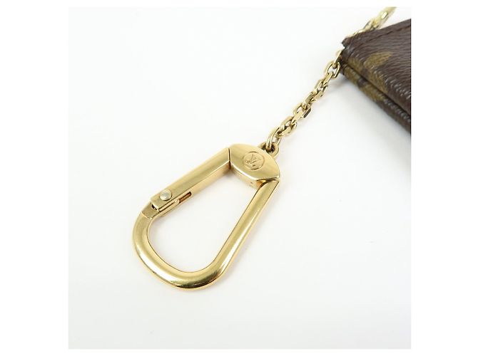Louis Vuitton Monogram Pochette Cles Coin Case Key Case Brown M62650 - vista 7