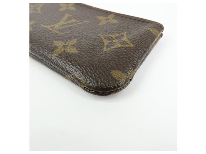 Louis Vuitton Monogram Pochette Cles Coin Case Key Case Brown M62650 - vista 9