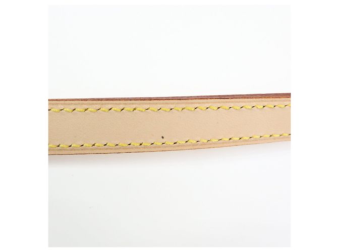 Louis Vuitton Leather Shoulder Strap 120cm 1.6cm Natrual J00144 - view 13