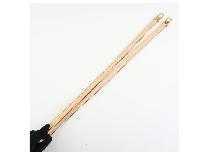 Louis Vuitton Leather Shoulder Strap 120cm 1.6cm Natrual J00144 - view 3