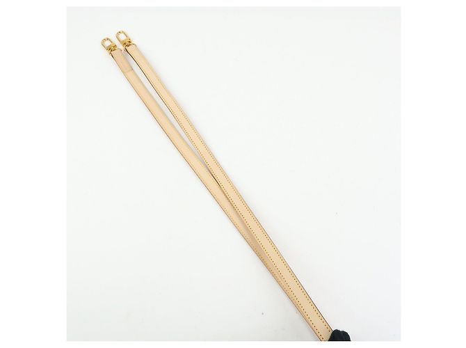 Louis Vuitton Leather Shoulder Strap 120cm 1.6cm Natrual J00144 - view 4