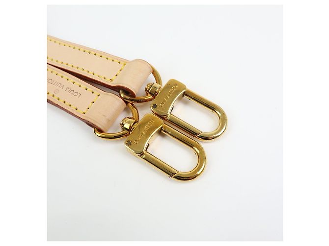 Louis Vuitton Leather Shoulder Strap 120cm 1.6cm Natrual J00144 - view 5