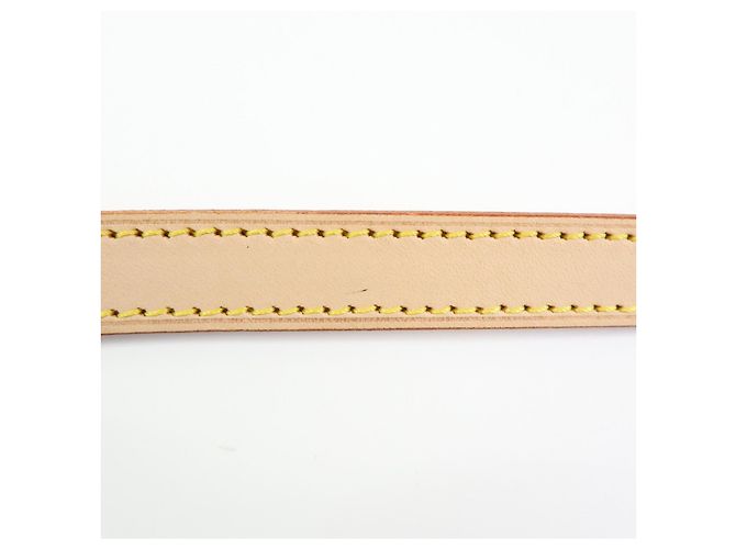 Louis Vuitton Leather Shoulder Strap 120cm 1.6cm Natrual J00144 - view 8