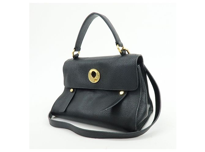 Autre Marque SAINT LAURENT PARIS Borsa a mano e a tracolla 2Way Muse Two in pelle Nero - vista 3