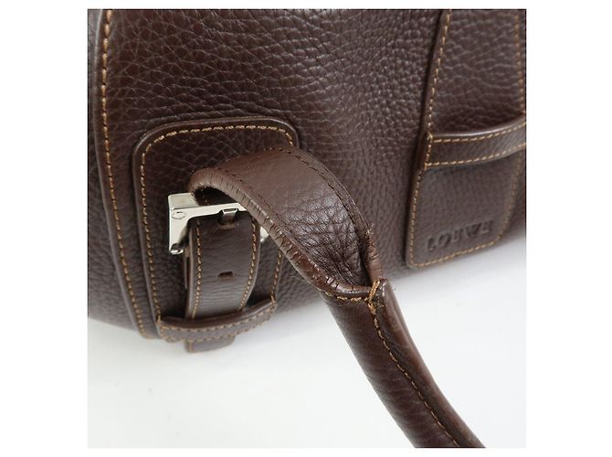 Borsa a mano in pelle Senda LOEWE Dark Brown - vista 10