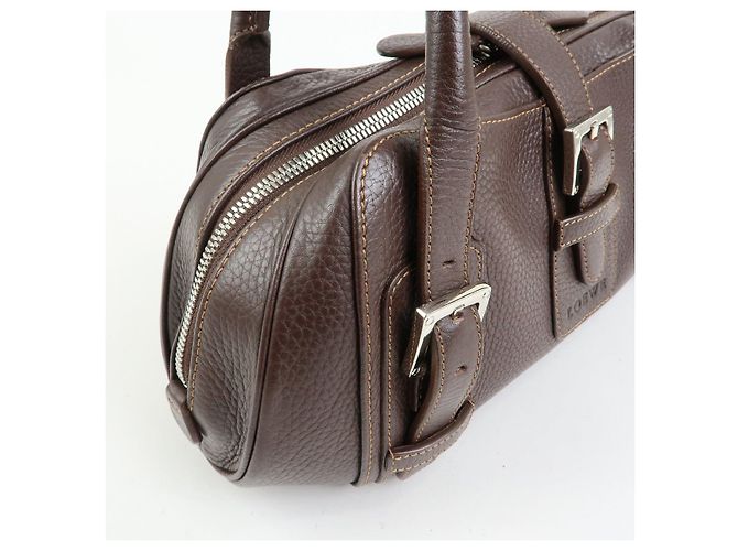 Borsa a mano in pelle Senda LOEWE Dark Brown - vista 16