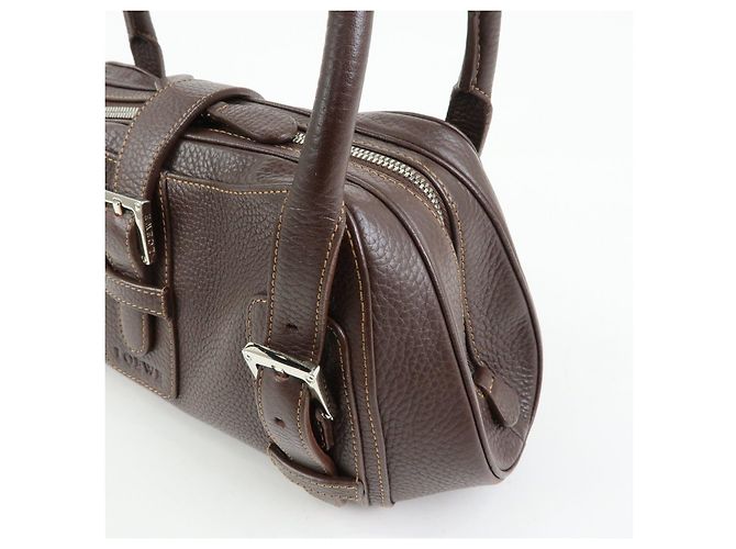 Borsa a mano in pelle Senda LOEWE Dark Brown - vista 17