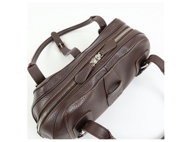 Borsa a mano in pelle Senda LOEWE Dark Brown - vista 19
