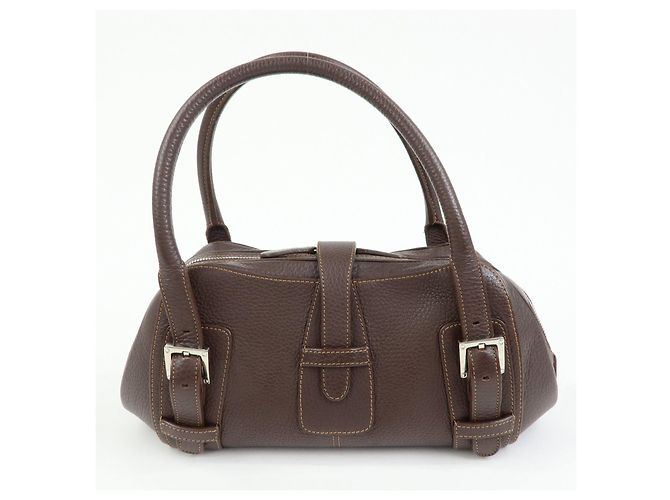 Borsa a mano in pelle Senda LOEWE Dark Brown - vista 2