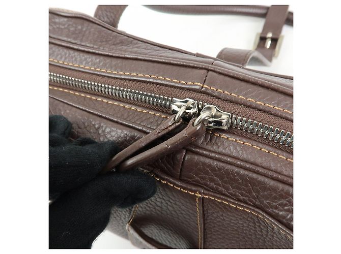 Borsa a mano in pelle Senda LOEWE Dark Brown - vista 21