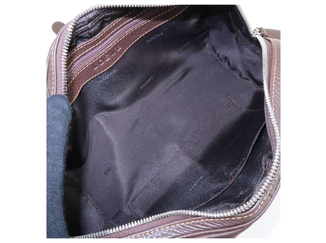 Borsa a mano in pelle Senda LOEWE Dark Brown - vista 22
