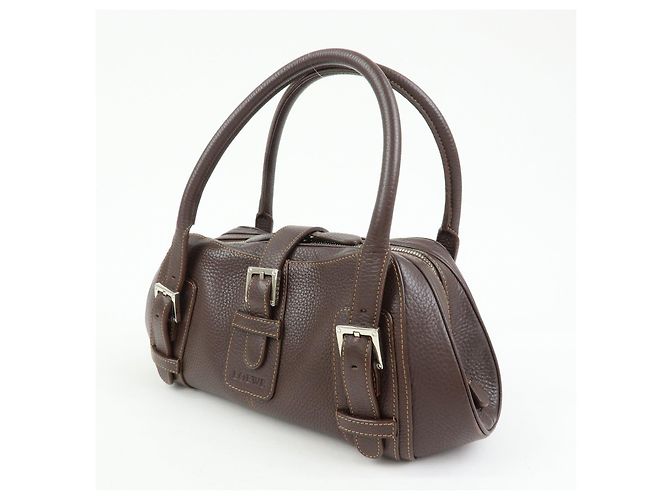 Borsa a mano in pelle Senda LOEWE Dark Brown - vista 3