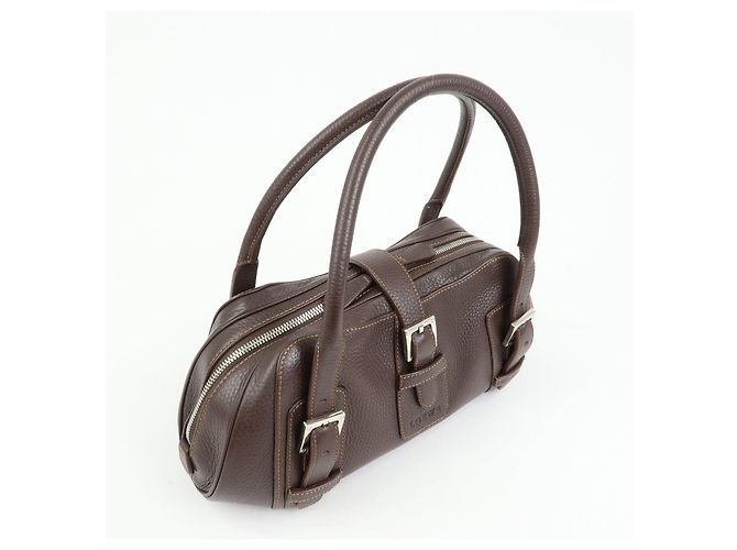 Borsa a mano in pelle Senda LOEWE Dark Brown - vista 4