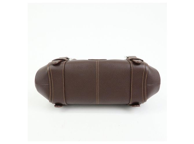 Borsa a mano in pelle Senda LOEWE Dark Brown - vista 5