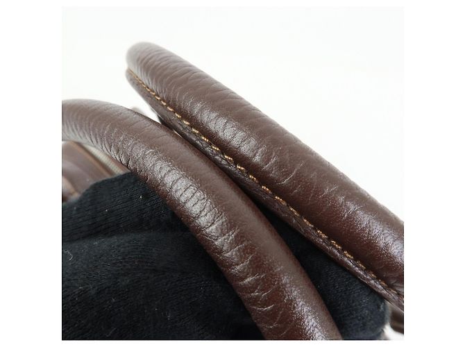 Borsa a mano in pelle Senda LOEWE Dark Brown - vista 7
