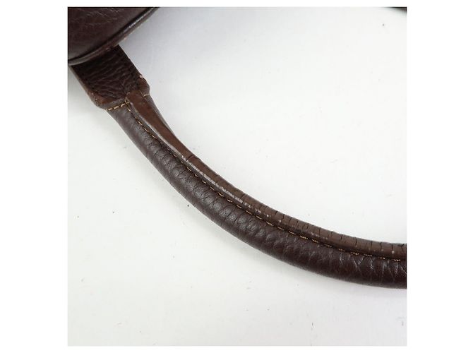 Borsa a mano in pelle Senda LOEWE Dark Brown - vista 8