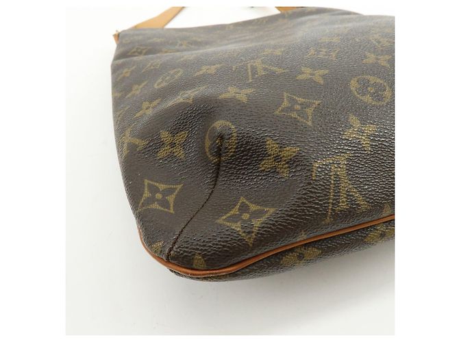 Borsa a tracolla Louis Vuitton Monogram Musette Marrone M51256 - vista 11
