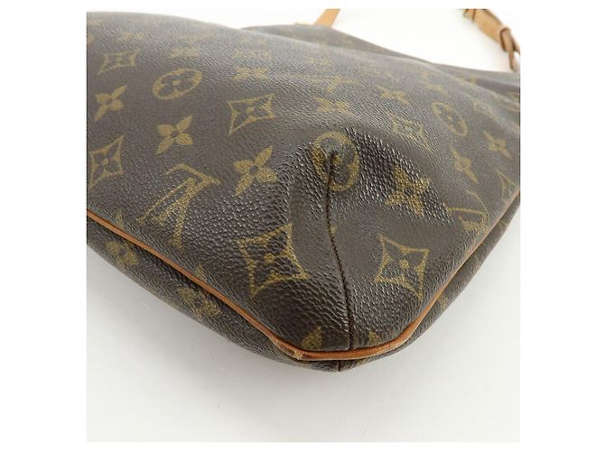 Borsa a tracolla Louis Vuitton Monogram Musette Marrone M51256 - vista 12