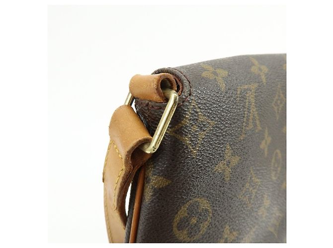 Borsa a tracolla Louis Vuitton Monogram Musette Marrone M51256 - vista 15