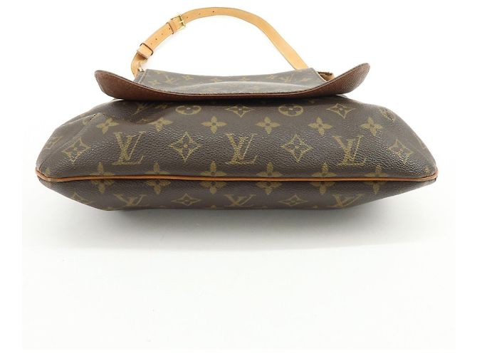 Borsa a tracolla Louis Vuitton Monogram Musette Marrone M51256 - vista 5