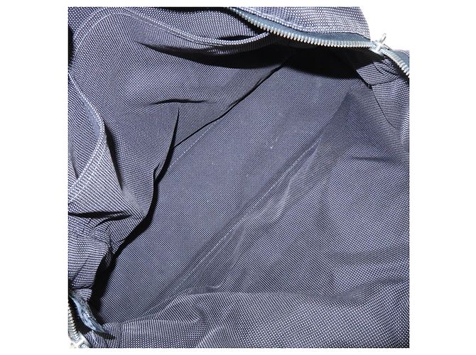 Hermès HERMES Her Line MM Handtasche Tote Bag aus Canvas Grau Schwarz - Ansicht 19